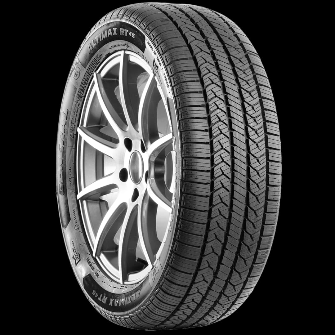 General Altimax RT45 17" angled tire