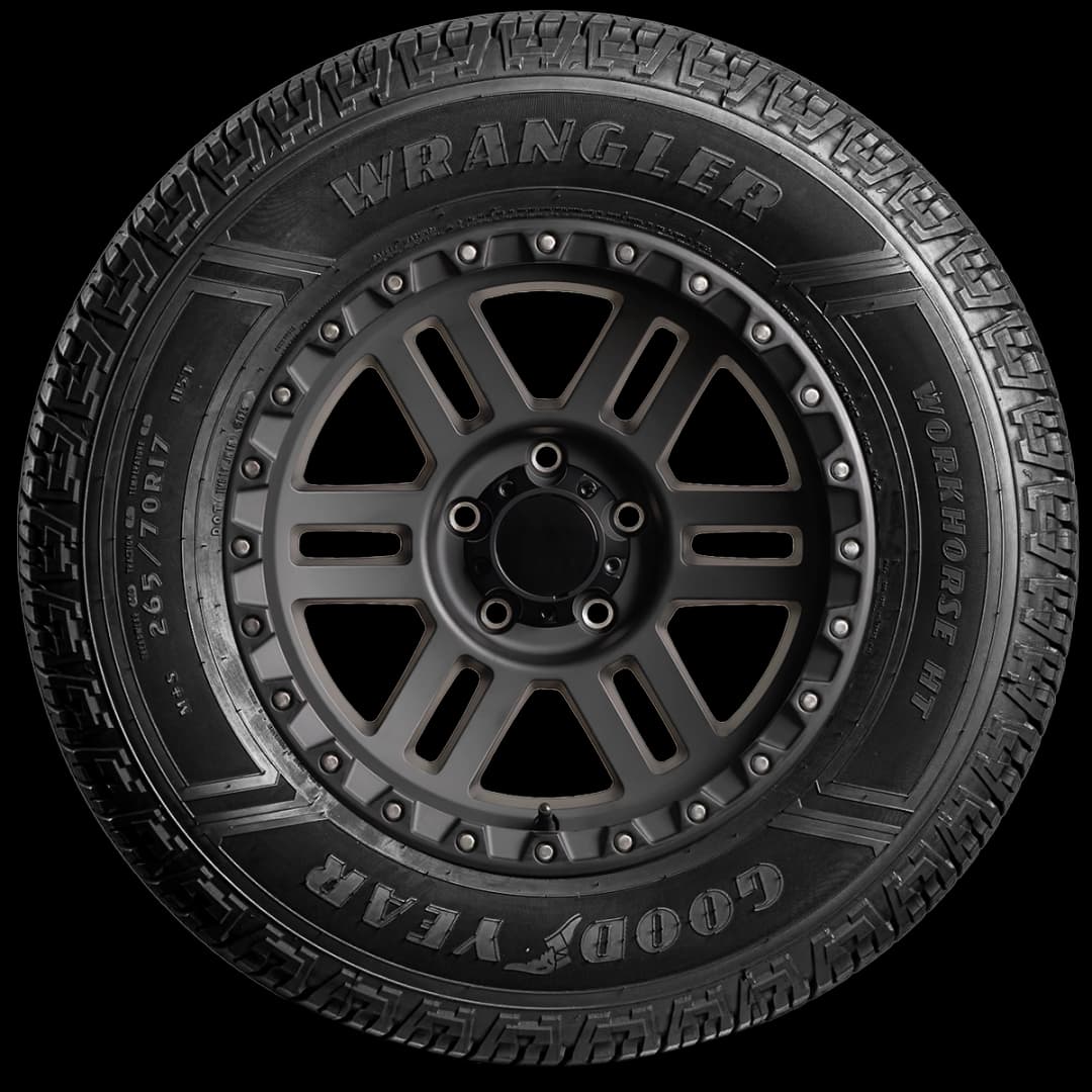 Goodyear Wrangler Workhorse HT 17" side tire
