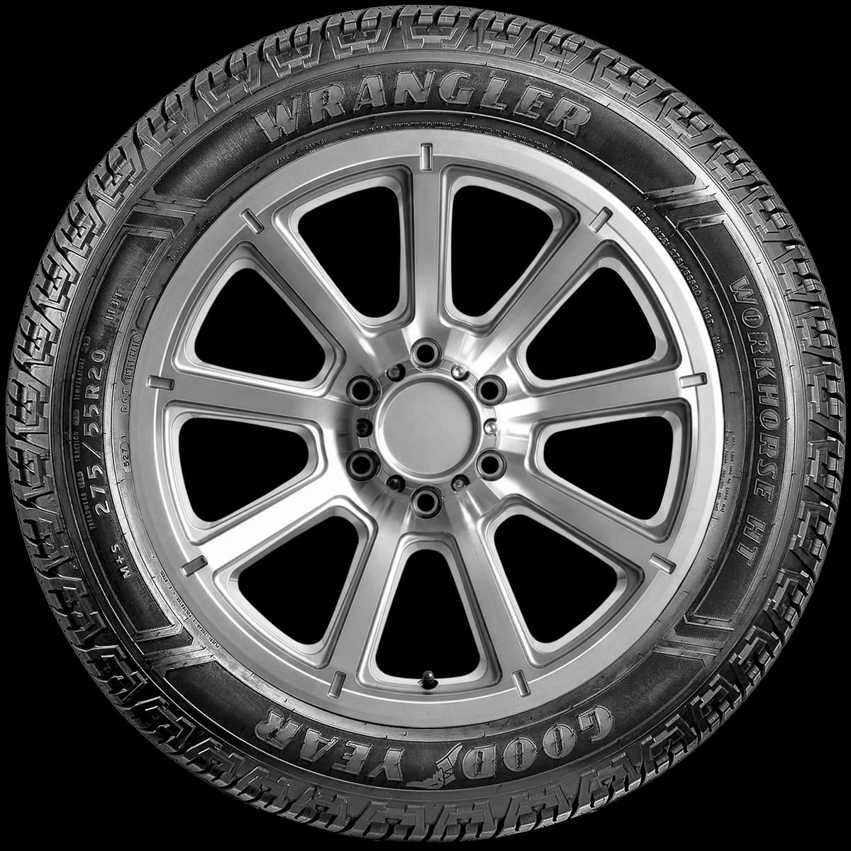 Goodyear Wrangler Workhorse HT 20" side tire