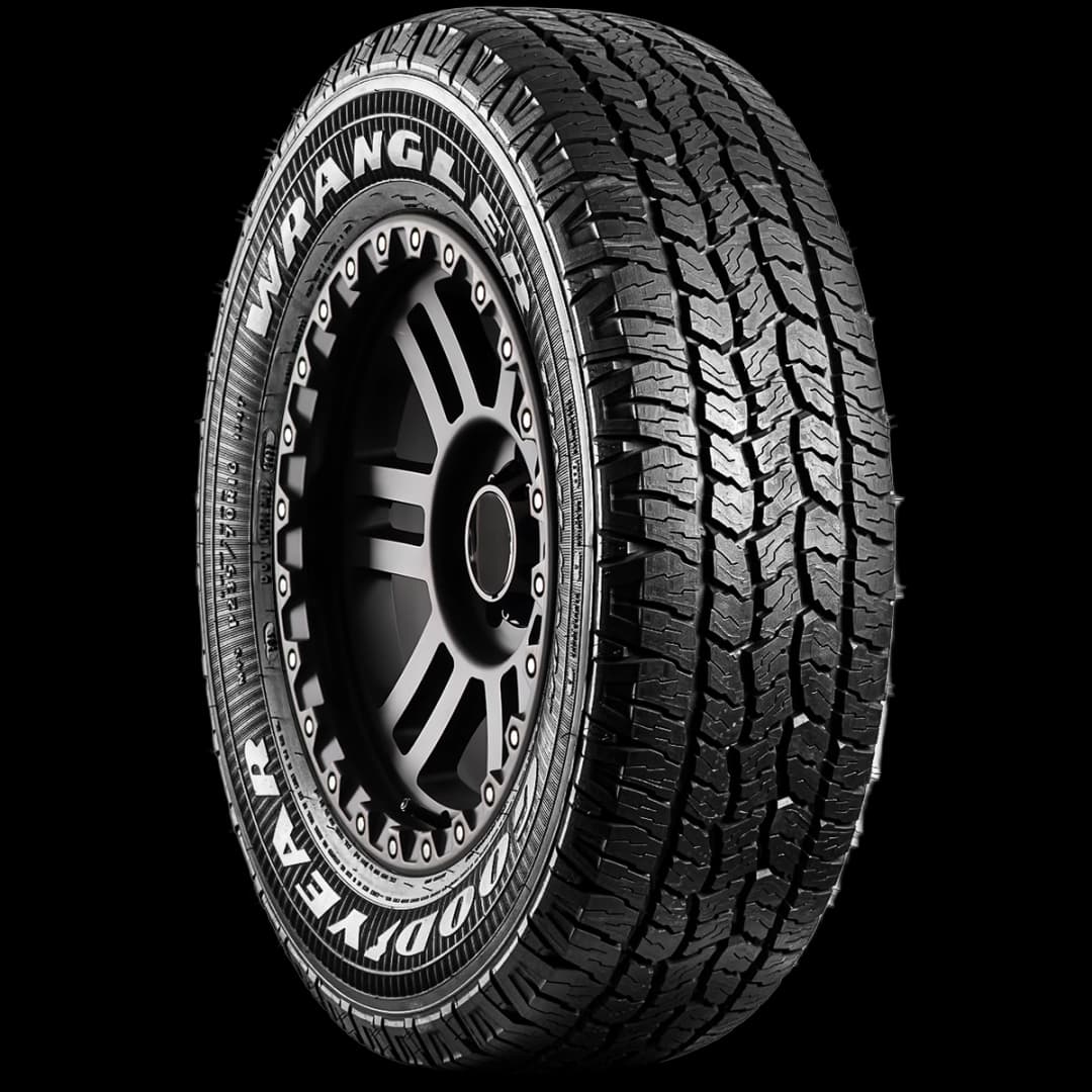 Goodyear Wrangler Trail AT 17" angled tire