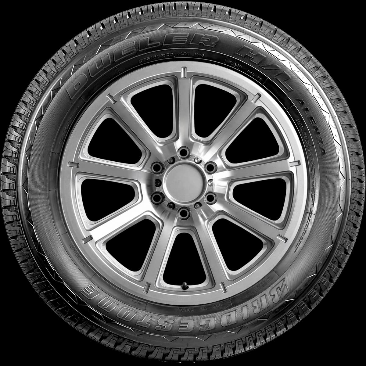 Bridgestone Dueler H/L Alenza 20" side tire