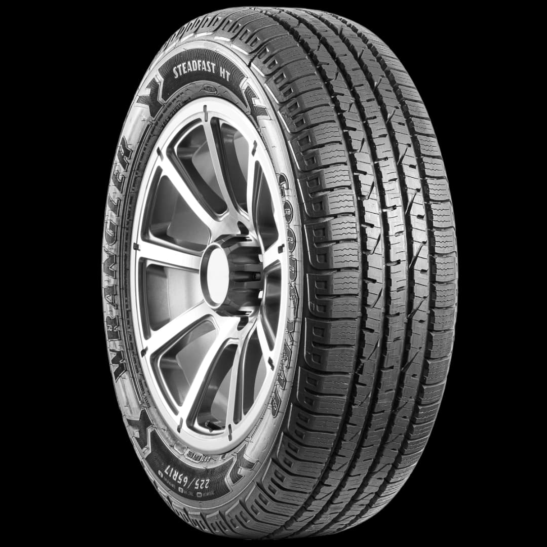 Goodyear Wrangler Steadfast HT 17" angled tire