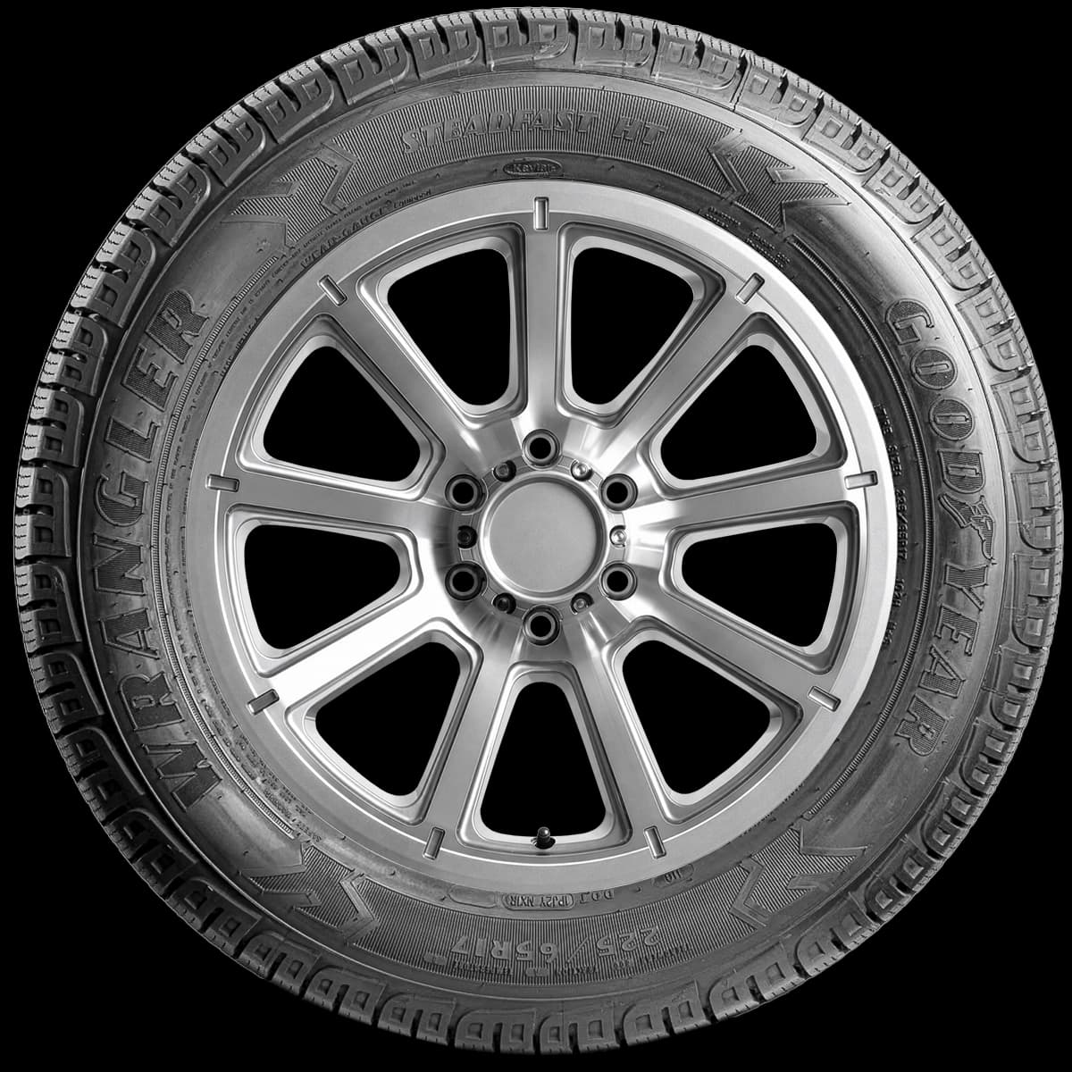Goodyear Wrangler Steadfast HT 17" side tire