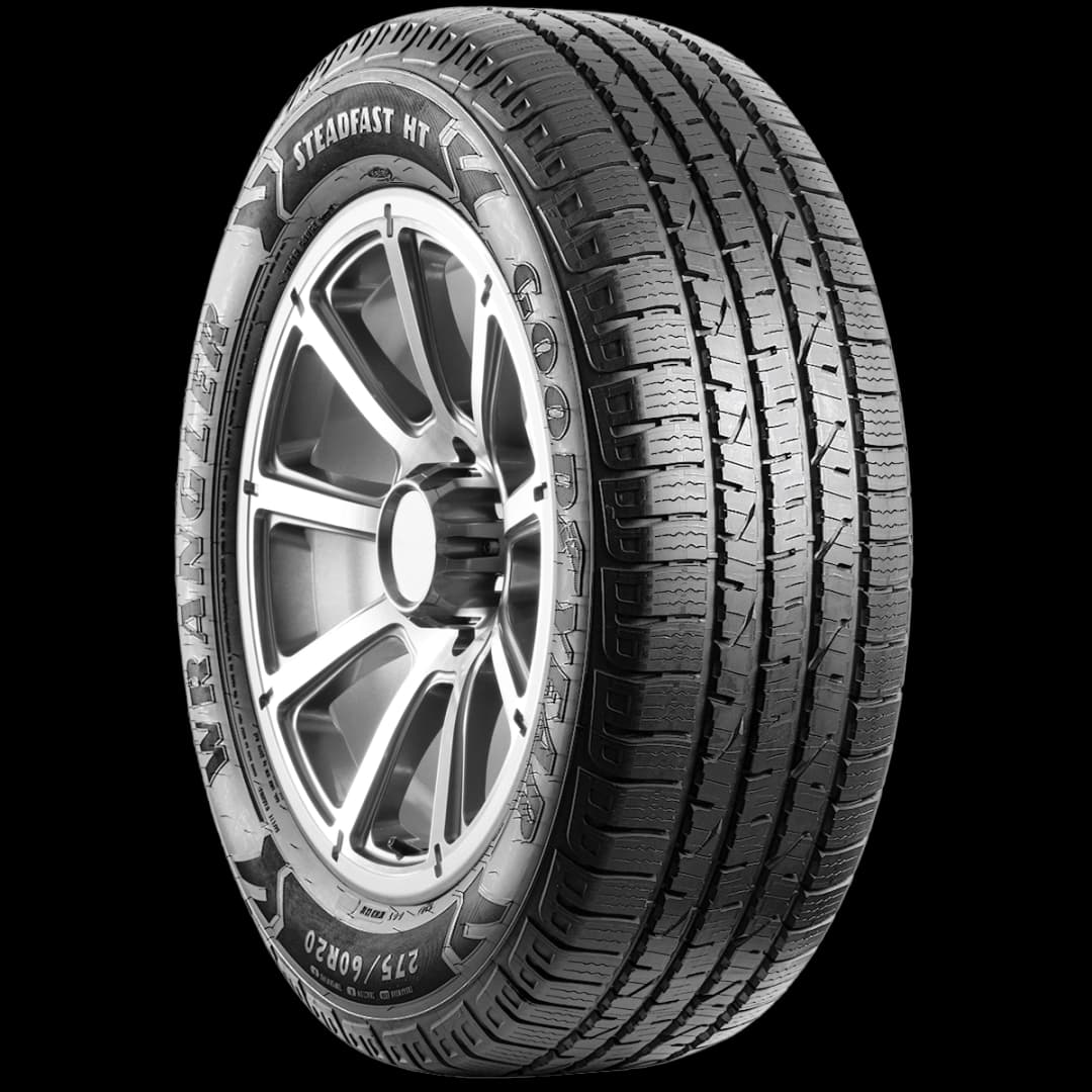 Goodyear Wrangler Steadfast HT 20" angled tire
