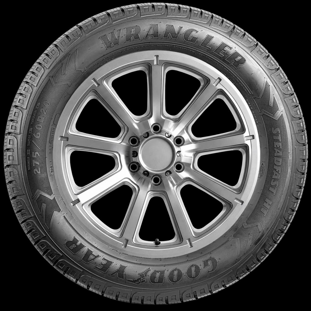 Goodyear Wrangler Steadfast HT 20" side tire