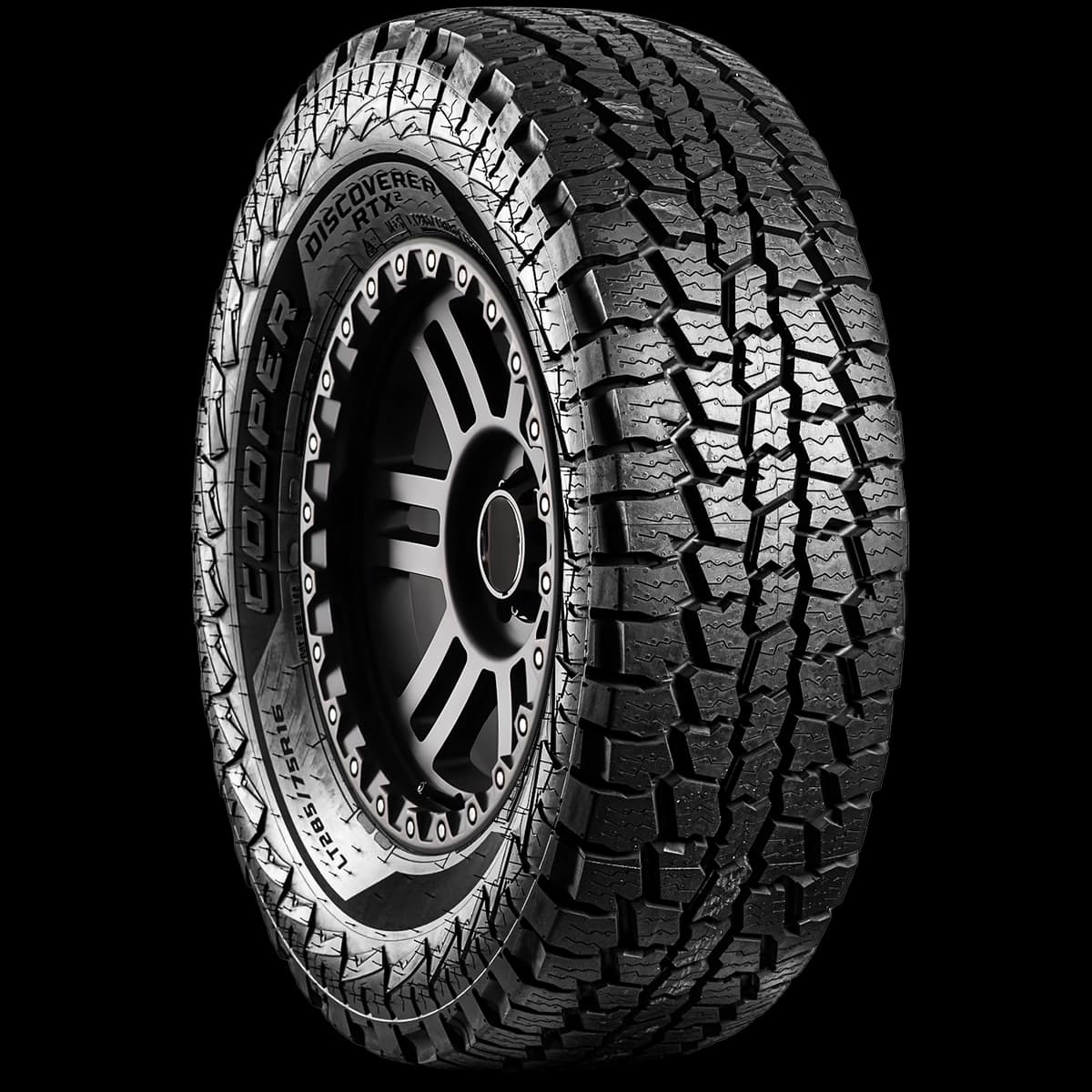 Cooper Discoverer RTX2 17" angled tire