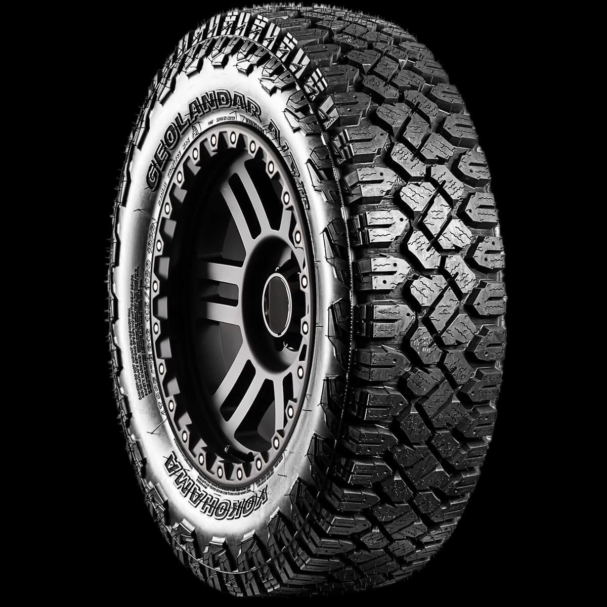 Yokohama Geolandar A/T XD 17" angled tire