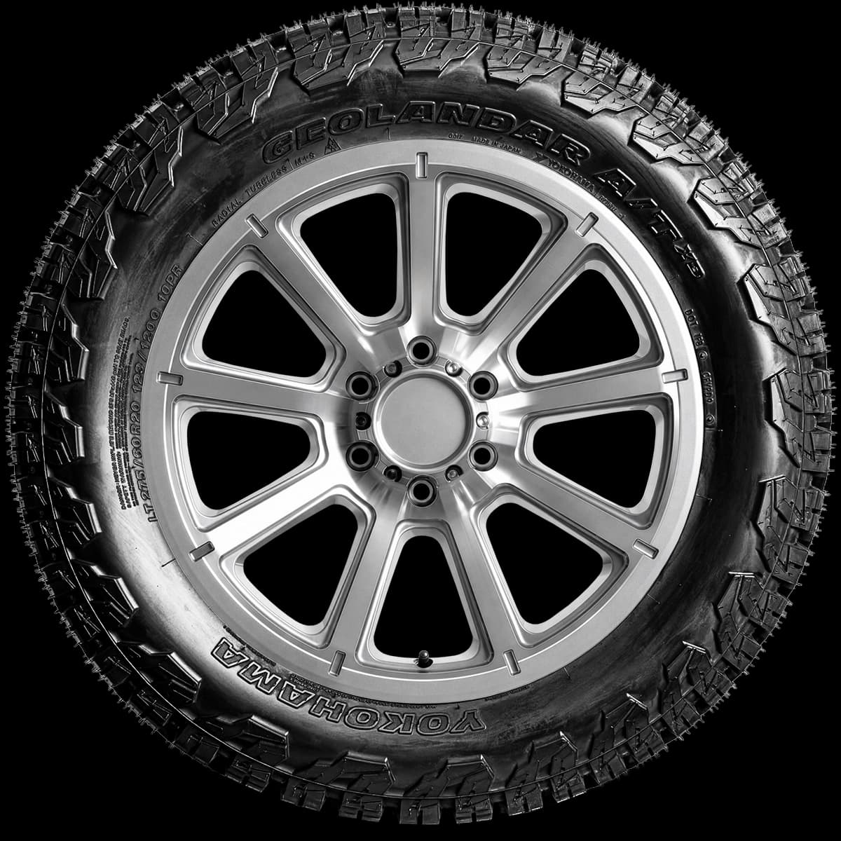Yokohama Geolandar A/T XD 20" side tire