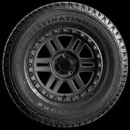 Firestone Destination AT with UNI-T 17" side tire