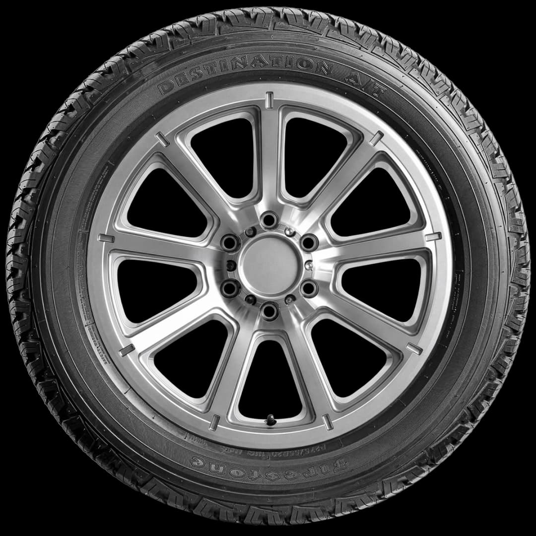 Firestone Destination AT with UNI-T 20" side tire