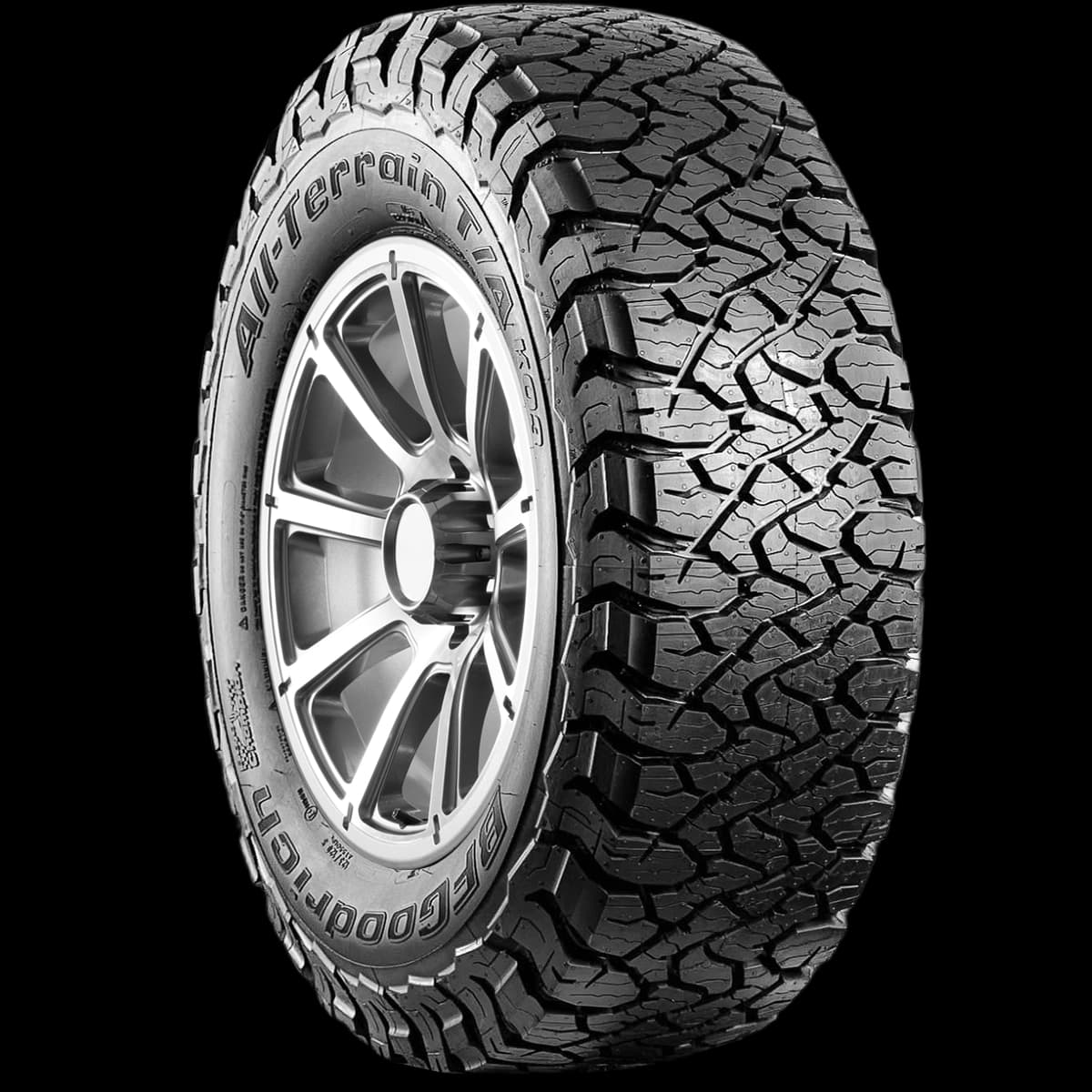 BFGoodrich All-Terrain T/A KO3 17" angled tire