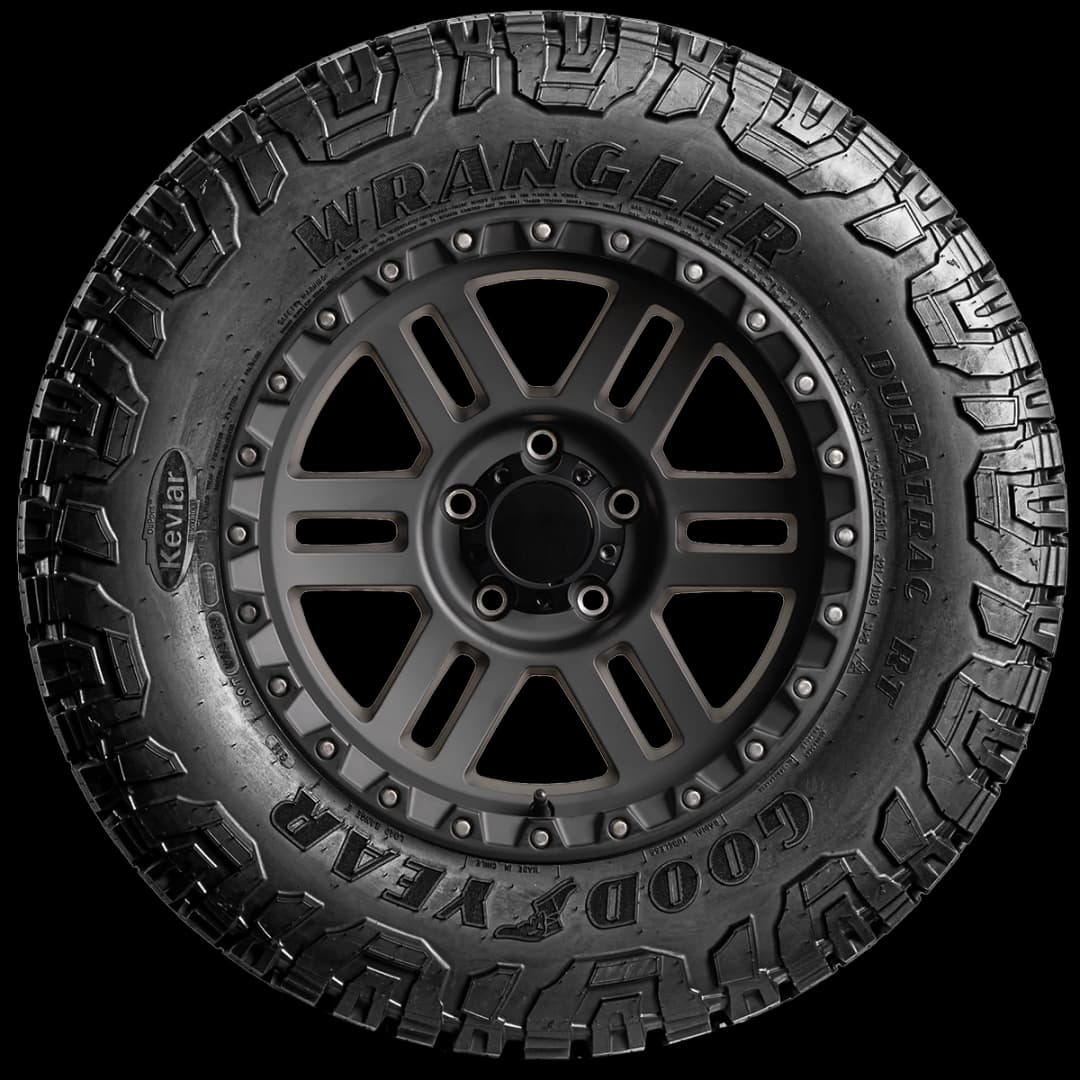 Goodyear Wrangler Duratrac RT 17" side tire