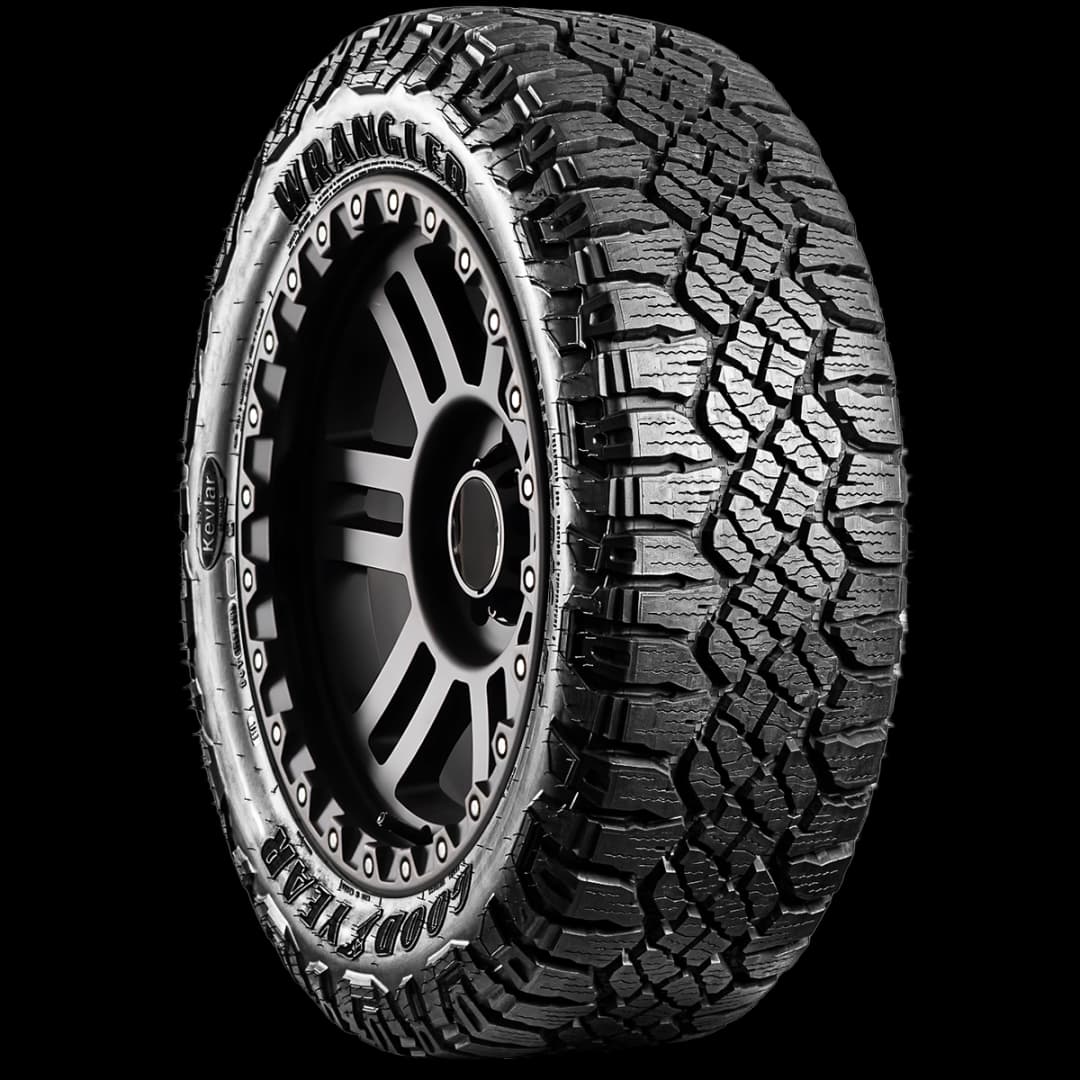 Goodyear Wrangler Duratrac RT 20" angled tire