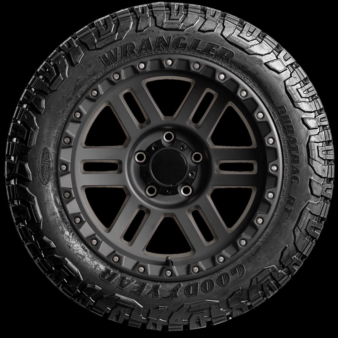 Goodyear Wrangler Duratrac RT 20" side tire
