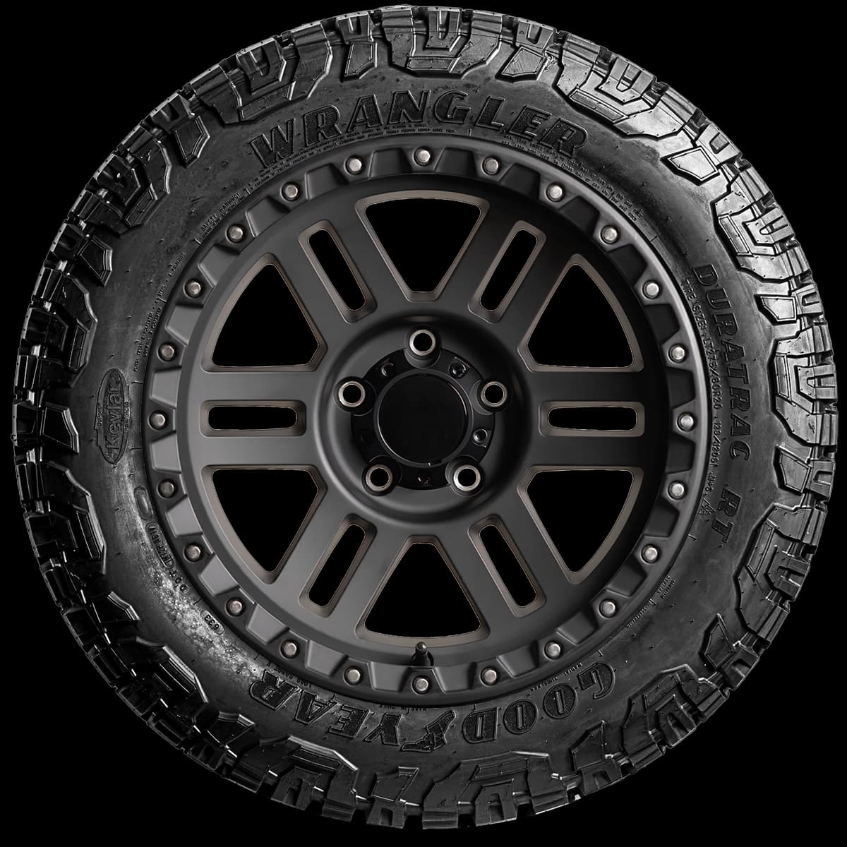 Goodyear Wrangler Duratrac RT 20" side tire