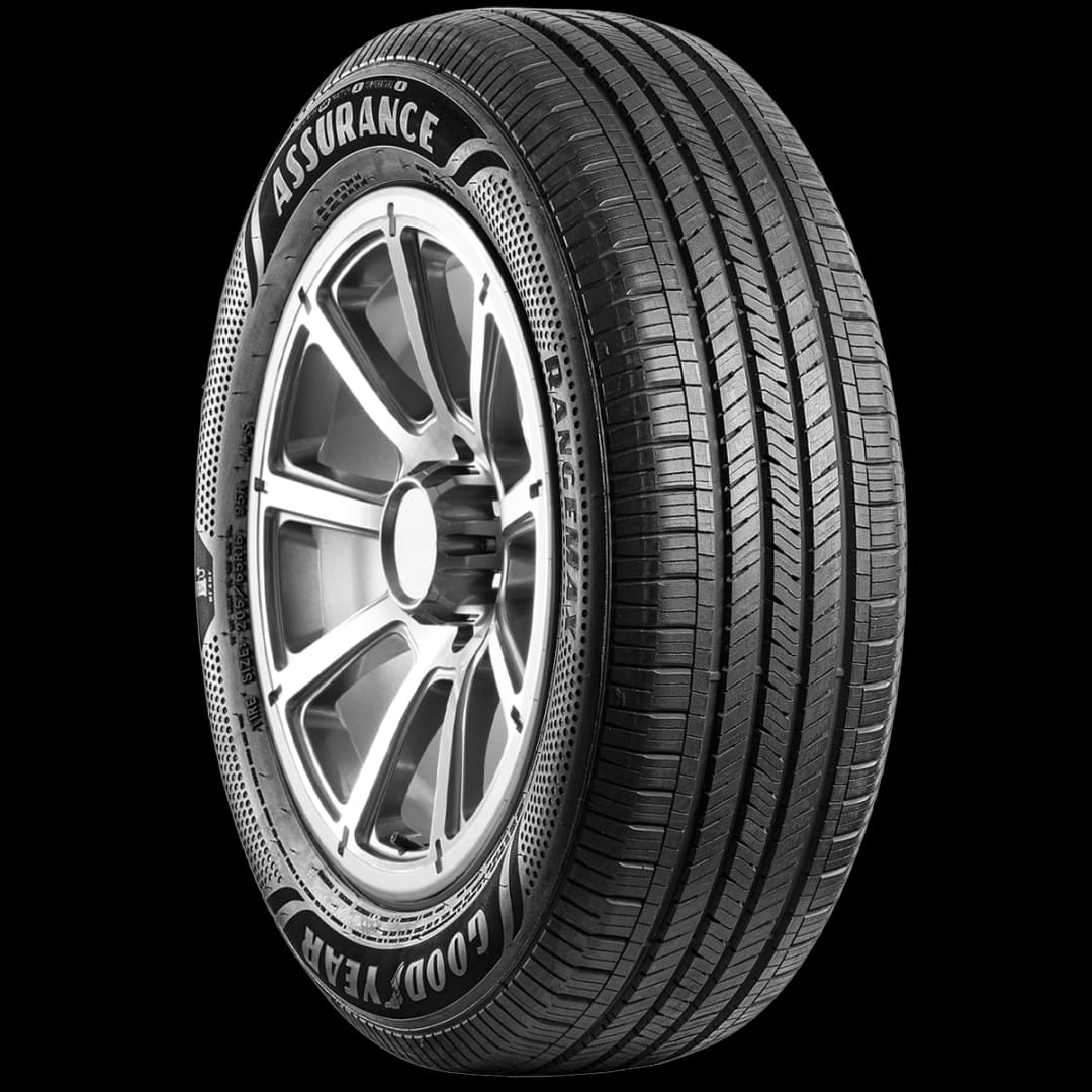 Goodyear Assurance Rangemax 17" angled tire