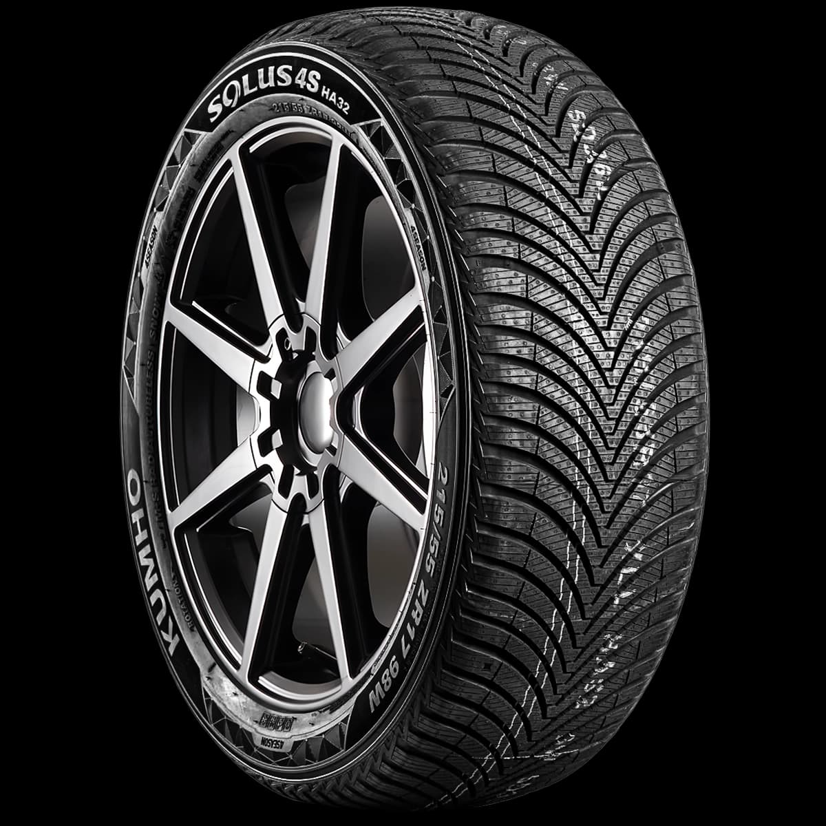 Kumho Solus HA32 17" angled tire